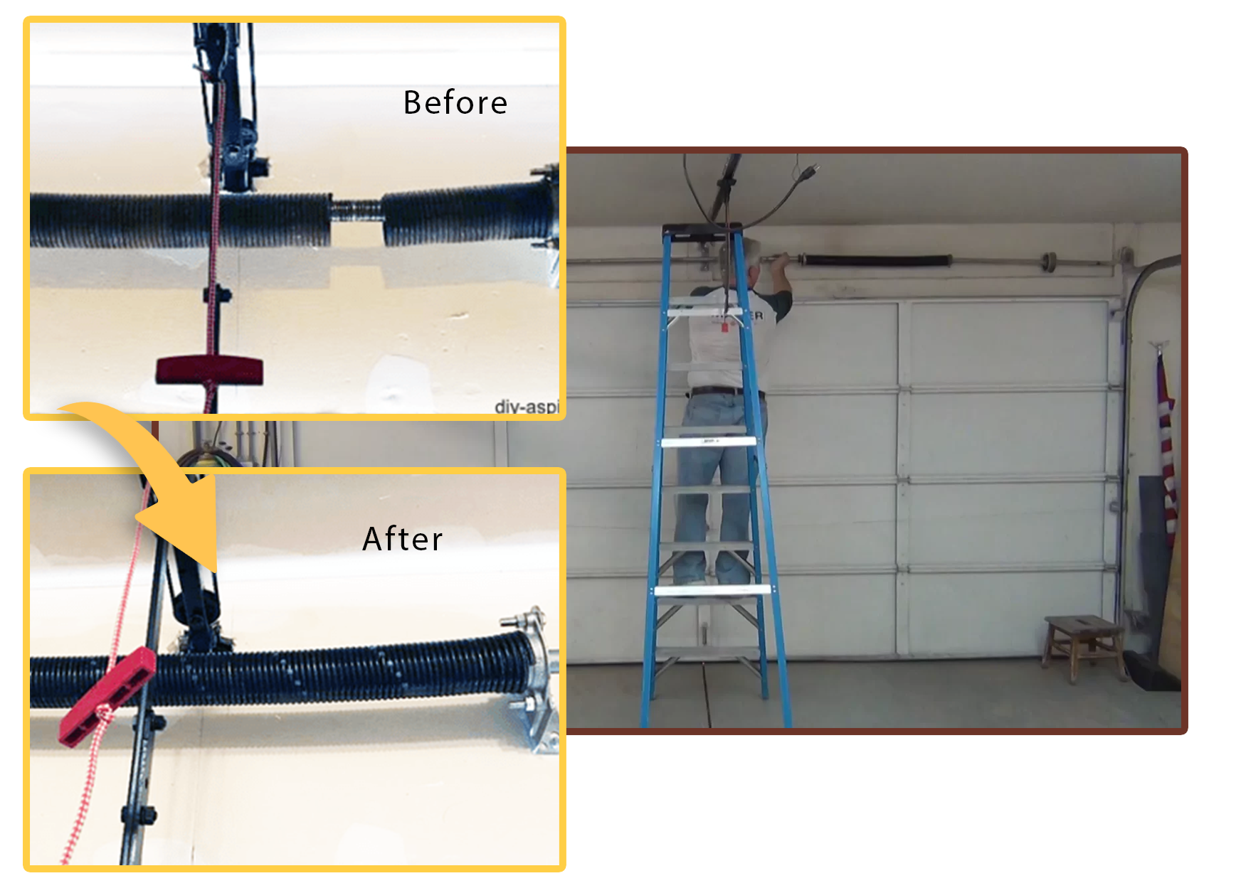 garagedoor spring repair